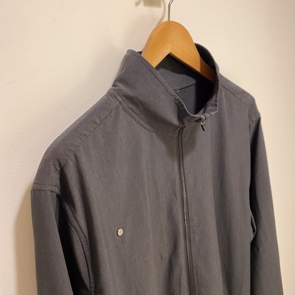 Vuori Mens XXL Full Zip Performance Jacket Charcoal Grey Stretch Activewear - Picture 4 of 10